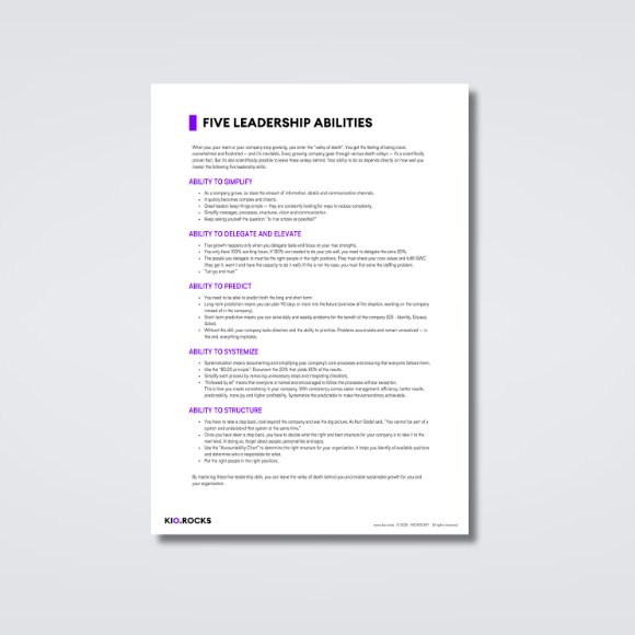 KIO Five Leadership Abilities